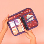 Portadocumentos De Viaje Paprika Con Cierre Flora